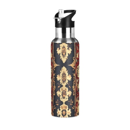Water Bottles 20oz Straw Lid Wide Mouth Stainless Steel for School Sport Travel Ornate Retro Floral
Water Bottles 20oz Straw Lid Wide Mouth Stainless Steel for School Sport Travel Ornate Retro Floral
