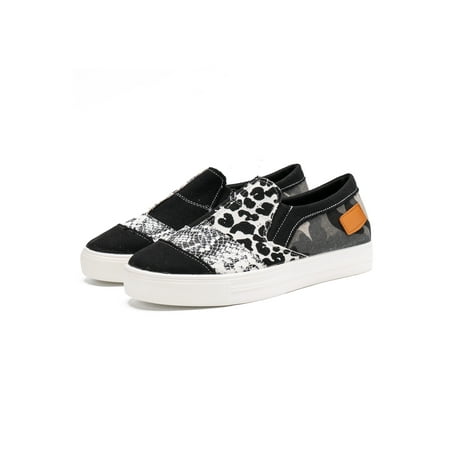 Welliumy Ladies Walking Shoes Slip On Flats Comfort Sneaker Work Loafers Sports Casual Leopard Print Canvas Shoe Black US 8.5
Welliumy Ladies Walking Shoes Slip On Flats Comfort Sneaker Work Loafers Sports Casual Leopard Print Canvas Shoe Black US 8.5