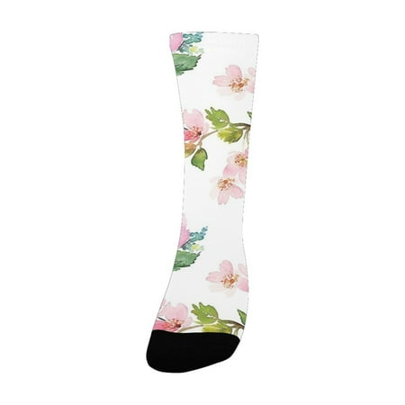 Flower House Decor Collection Springtime Colorful Pastel Blooming Watercolor Wildflowers and Leaves Women s Custom Socks (Made In USA)
Flower House Decor Collection Springtime Colorful Pastel Blooming Watercolor Wildflowers and Leaves Women s Custom Socks (Made In USA)
