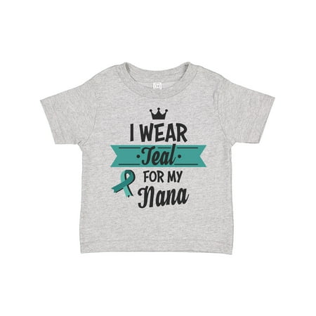 Inktastic I Wear Teal for My Nana with Teal Ribbon Gift Toddler Boy or Toddler Girl T-Shirt
Inktastic I Wear Teal for My Nana with Teal Ribbon Gift Toddler Boy or Toddler Girl T-Shirt