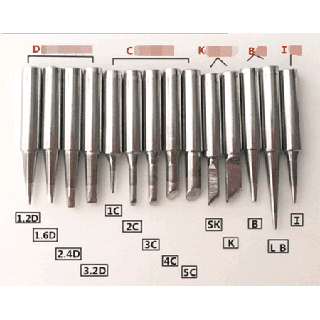 Homeex Lead-free temperature soldering iron tip soldering head 900 constant temperature soldering iron head 936 constant temperature soldering station special soldering iron boutique 2.4D
Homeex Lead-free temperature soldering iron tip soldering head 900 constant temperature soldering iron head 936 constant temperature soldering station special soldering iron boutique 2.4D