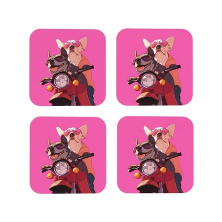 Leather Coasters Set of 4 - Cool Puppy Dog No.109 Lightweight Non-Slip Drink Coasters for Desk Anti-Scalding Desk Cup Coasters for Office Table Decor Square
Leather Coasters Set of 4 - Cool Puppy Dog No.109 Lightweight Non-Slip Drink Coasters for Desk Anti-Scalding Desk Cup Coasters for Office Table Decor Square