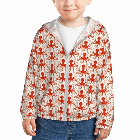Gaeub Octopuses1 Print Athletic Sun Protection Hoodie for Kids Long Sleeve Outdoor UV Shirt Running Fishing Top for Boys Girls-3 Years
Gaeub Octopuses1 Print Athletic Sun Protection Hoodie for Kids Long Sleeve Outdoor UV Shirt Running Fishing Top for Boys Girls-3 Years