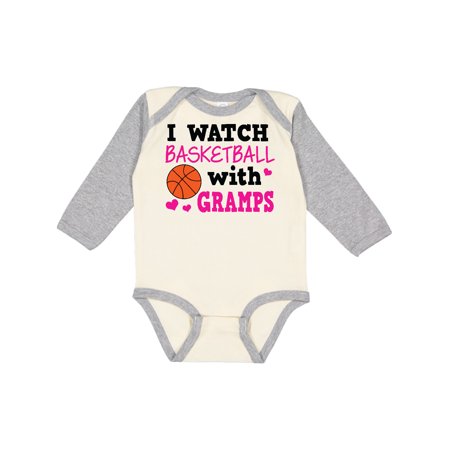 Inktastic I Watch Basketball with Gramps Gift Baby Girl Long Sleeve Bodysuit
Inktastic I Watch Basketball with Gramps Gift Baby Girl Long Sleeve Bodysuit