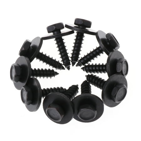 ZUARFY 10 Pcs 4.8x19mm Self-Tapping Screws Captive Loose Washer 8mm Hex Head Black
ZUARFY 10 Pcs 4.8x19mm Self-Tapping Screws Captive Loose Washer 8mm Hex Head Black