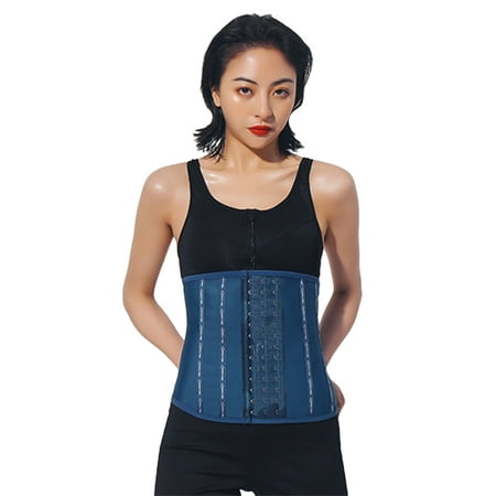 women s Slimming Sports Corset Belt Sweating Fitness Sports Shapewear Postpartum Belly Belt Green S