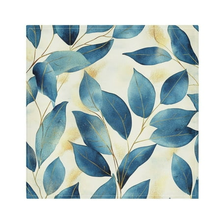 Napkin Satin Napkin 20*20Inchx6 Kitchen Towel Dinner Plate Towel Decorative Towel Napkin Tea Towel Suitable For Kitchen Table Beautiful Blue Leaf 
Napkin Satin Napkin 20*20Inchx6 Kitchen Towel Dinner Plate Towel Decorative Towel Napkin Tea Towel Suitable For Kitchen Table Beautiful Blue Leaf