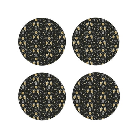 Junzan Wine Glass Print Coasters for Drinks - Leather Coasters Set of 4 for Coffee Table for Housewarming/Kitchen/Bar/Decor-Round Shape
Junzan Wine Glass Print Coasters for Drinks - Leather Coasters Set of 4 for Coffee Table for Housewarming/Kitchen/Bar/Decor-Round Shape