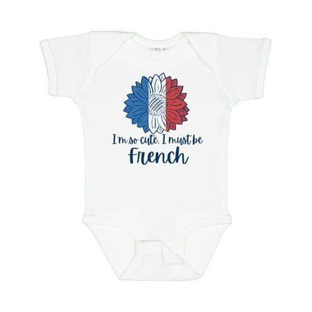 Inktastic I m So Cute I Must Be French Sunflower Gift Baby Boy or Baby Girl Bodysuit
Inktastic I m So Cute I Must Be French Sunflower Gift Baby Boy or Baby Girl Bodysuit
