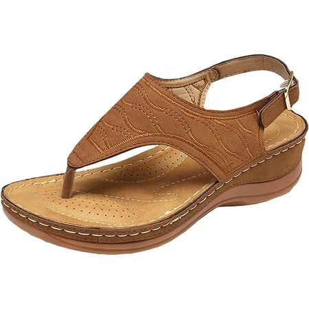 Summer Orthopedic Sandals for Women Open Toe Anti-Slip Womens Flip Flops Comfy Roman Women s Travel Sandal
Summer Orthopedic Sandals for Women Open Toe Anti-Slip Womens Flip Flops Comfy Roman Women s Travel Sandal