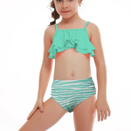 Leutsin Girls Casual Cute Print Double Ruffle Split Swimsuit Beach Two-Piece Set
Leutsin Girls Casual Cute Print Double Ruffle Split Swimsuit Beach Two-Piece Set