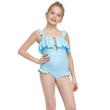 Wolfast Promotion Toddler Baby Kids Girls Ruffles Solid One-Piece Swimsuit Bathing Beach Swimwear
Wolfast Promotion Toddler Baby Kids Girls Ruffles Solid One-Piece Swimsuit Bathing Beach Swimwear
