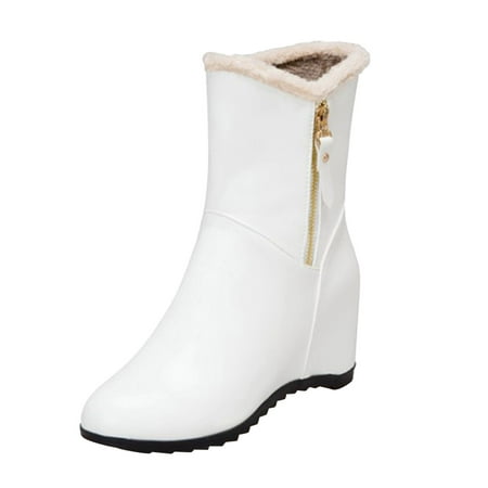 TAIAOJING Women Boots Ladies Solid Color Leather Warm Side Zipper Inner Boosting Middle Boots Winter Warm Shoes
TAIAOJING Women Boots Ladies Solid Color Leather Warm Side Zipper Inner Boosting Middle Boots Winter Warm Shoes