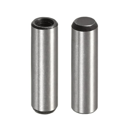 M6 Internal Thread Dowel Pin 2 Pack 10x35mm Chamfering Flat Carbon Steel Cylindrical Pin 
M6 Internal Thread Dowel Pin 2 Pack 10x35mm Chamfering Flat Carbon Steel Cylindrical Pin