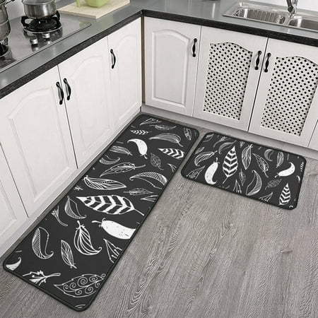 Feathers Kitchen Mat Set 2 Pieces Cushioned Floor Mat Waterproof Kitchen Mats Crystal Velvet Mat for Kitchen Floor Home Office Sink Laundry
Feathers Kitchen Mat Set 2 Pieces Cushioned Floor Mat Waterproof Kitchen Mats Crystal Velvet Mat for Kitchen Floor Home Office Sink Laundry