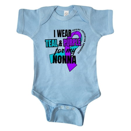 Inktastic Suicide Prevention I Wear Teal and Purple for My Nonna Gift Baby Boy or Baby Girl Bodysuit
Inktastic Suicide Prevention I Wear Teal and Purple for My Nonna Gift Baby Boy or Baby Girl Bodysuit