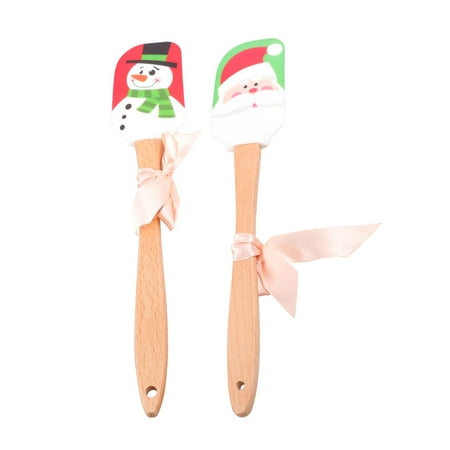 2pcs Christmas Printed Wooden Handle Silicone Spatula Scraper Butter Cake Cream Stirrer Kitchen Baking Tool (Snowman+ Santa)
2pcs Christmas Printed Wooden Handle Silicone Spatula Scraper Butter Cake Cream Stirrer Kitchen Baking Tool (Snowman+ Santa)