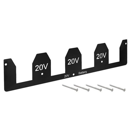 Ksruee 20v Battery Holder Wall Mount Battery Holder With 4 Slot Wrought Iron Battery Storage For 20V Batteries Battery Holder Rack Heavy Duty Thickened Battery Holder Rack For 20V competent
Ksruee 20v Battery Holder Wall Mount Battery Holder With 4 Slot Wrought Iron Battery Storage For 20V Batteries Battery Holder Rack Heavy Duty Thickened Battery Holder Rack For 20V competent
