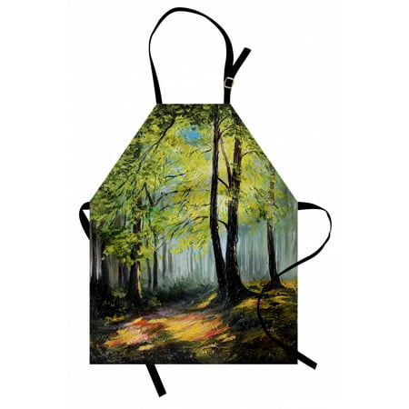 Country Apron Painting Landscape of a Forest Dark and Deep with Fresh Colors in Autumn Nature Image Unisex Kitchen Bib Apron with Adjustable Neck for Cooking Baking Gardening Multi by Ambesonne
Country Apron Painting Landscape of a Forest Dark and Deep with Fresh Colors in Autumn Nature Image Unisex Kitchen Bib Apron with Adjustable Neck for Cooking Baking Gardening Multi by Ambesonne
