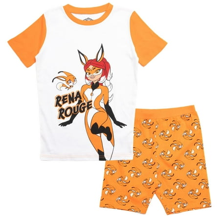 Miraculous Rena Rouge Big Girls Pajama Shirt & Shorts White/Orange 14-16
Miraculous Rena Rouge Big Girls Pajama Shirt & Shorts White/Orange 14-16