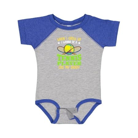 Inktastic Future Tennis Player Like Daddy Gift Baby Boy or Baby Girl Bodysuit 
Inktastic Future Tennis Player Like Daddy Gift Baby Boy or Baby Girl Bodysuit