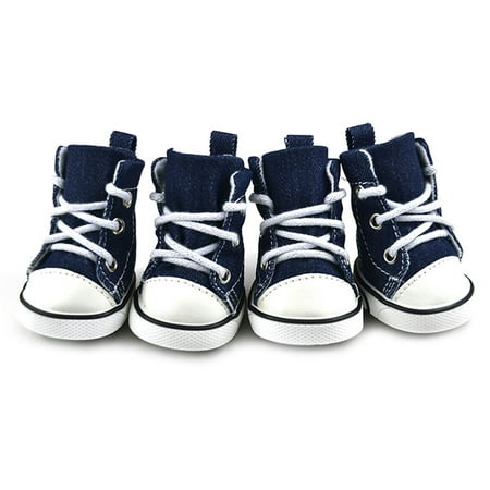 Medium Dog Sneakers Canvas Shoes for Cocker Spaniel Collie Corgi Poodle