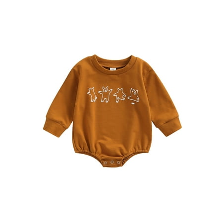 Bagilaanoe Newborn Baby Girl Boy Oversize Romper Sweatshirt Long Sleeve Bodysuit Bear Print Pullover 3M 6M 12M 18M Fall Tops
Bagilaanoe Newborn Baby Girl Boy Oversize Romper Sweatshirt Long Sleeve Bodysuit Bear Print Pullover 3M 6M 12M 18M Fall Tops