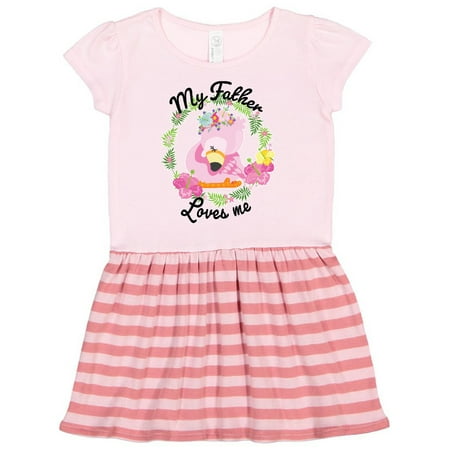 Inktastic Baby Flamingo My Father Loves Me in Flower Wreath Gift Toddler Girl Dress
Inktastic Baby Flamingo My Father Loves Me in Flower Wreath Gift Toddler Girl Dress