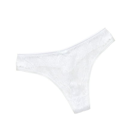 Gyouwnll New Hot Panties For Women Lace Sexy Patchwork Low Waist Thong In Solid Color White M
Gyouwnll New Hot Panties For Women Lace Sexy Patchwork Low Waist Thong In Solid Color White M