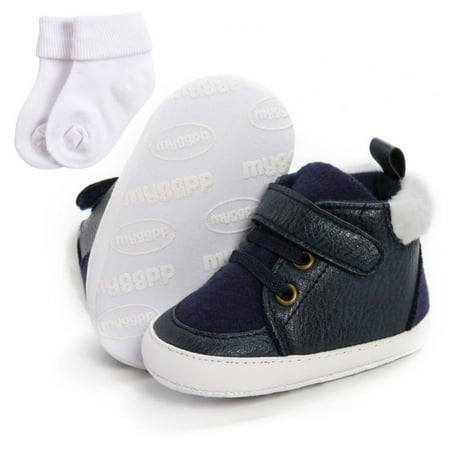 Infant Newborn Baby Boys Girls High Tops Ankle Sneakers Soft Anti-Slip Sole PU Leather Shoes with Socks
Infant Newborn Baby Boys Girls High Tops Ankle Sneakers Soft Anti-Slip Sole PU Leather Shoes with Socks