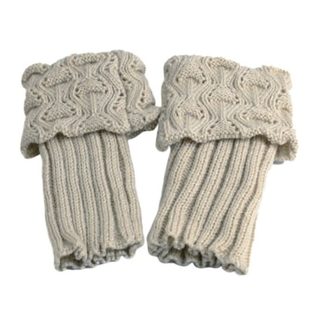 Zhiyuan 1 Pair Winter Women Cuffed Crochet Boot Cuffs Socks Knit Toppers Elastic Leg Warmers
Zhiyuan 1 Pair Winter Women Cuffed Crochet Boot Cuffs Socks Knit Toppers Elastic Leg Warmers