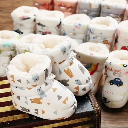 Actoyo Infant Boots Winter Baby Girl Boy Shoes Lamb Wool Soft Sole Anti-Slip Toddler Snow Warm Prewalker Newborn Boots Bear 12-18 Months
Actoyo Infant Boots Winter Baby Girl Boy Shoes Lamb Wool Soft Sole Anti-Slip Toddler Snow Warm Prewalker Newborn Boots Bear 12-18 Months