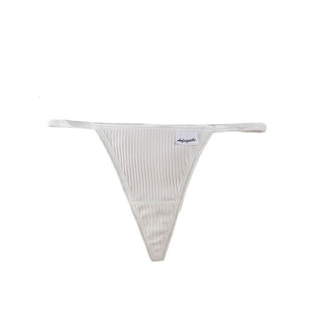 Avamo Ladies Underwear T-back Thongs G-String Panties Comfy Lingerie Breathable Home Underpants White M
Avamo Ladies Underwear T-back Thongs G-String Panties Comfy Lingerie Breathable Home Underpants White M