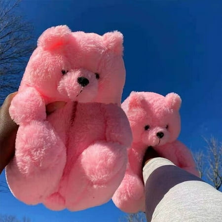 QWZNDZGR Ins Hot Fluff Tedy Bear Slippers Women Indoor Animal Mules Shoes Girl Super Warm Home Flip Flop Cosplay Shoes Christmas Slippere 
QWZNDZGR Ins Hot Fluff Tedy Bear Slippers Women Indoor Animal Mules Shoes Girl Super Warm Home Flip Flop Cosplay Shoes Christmas Slippere