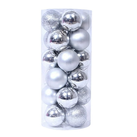 WANYNG Memorial Pendant 24PC Christmas Ball Ornaments Christmas Decorations Tree Balls Christmas Tree Ornaments Hangs Silver
WANYNG Memorial Pendant 24PC Christmas Ball Ornaments Christmas Decorations Tree Balls Christmas Tree Ornaments Hangs Silver