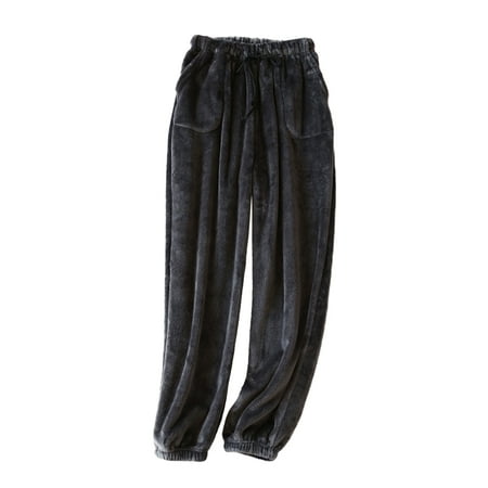 Lumento Ladies Lounge Pant Elastic Waist Trousers Drawstring Pajama Pants Fluffy Pj Bottoms Solid Color Sleepwear Dark Gray L
Lumento Ladies Lounge Pant Elastic Waist Trousers Drawstring Pajama Pants Fluffy Pj Bottoms Solid Color Sleepwear Dark Gray L