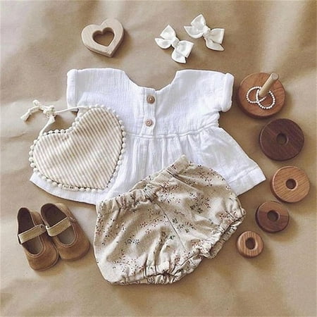 2Pcs Newborn Infant Baby Girl Summer Clothes Button Shirt Tops + Short Pants Outfit 0-18M
2Pcs Newborn Infant Baby Girl Summer Clothes Button Shirt Tops + Short Pants Outfit 0-18M