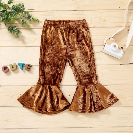 QISIWOLE Toddler Pants Baby Girls Fashion Solid Color Gold Velvet Casual Flared Pants Trousers Pants Deals
QISIWOLE Toddler Pants Baby Girls Fashion Solid Color Gold Velvet Casual Flared Pants Trousers Pants Deals
