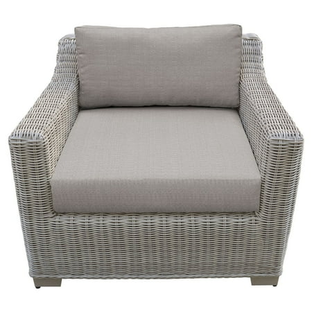 TK Classics Coast Wicker Patio Club Chair