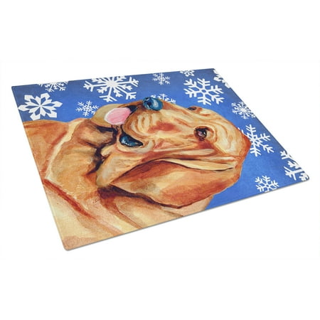 Carolines Treasures LH9286LCB Bloodhound Winter Snowflakes Holiday Glass Cutting Board Large 12H x 16W multicolor
Carolines Treasures LH9286LCB Bloodhound Winter Snowflakes Holiday Glass Cutting Board Large 12H x 16W multicolor