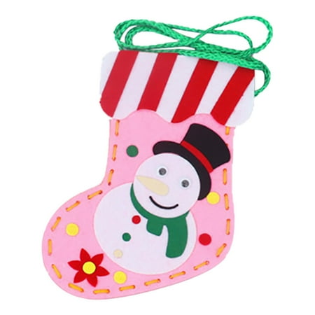 DIY Handmade Christmas Socks Backpack Small Gift Gift Bag Prize Christmas Socks