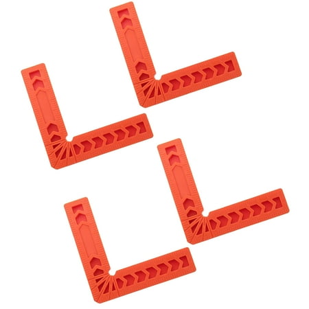 4 Pieces Professional 90 Deg Square Right Angle Clamps Corner Clamping Ruler for Woodworking Tools
4 Pieces Professional 90 Deg Square Right Angle Clamps Corner Clamping Ruler for Woodworking Tools