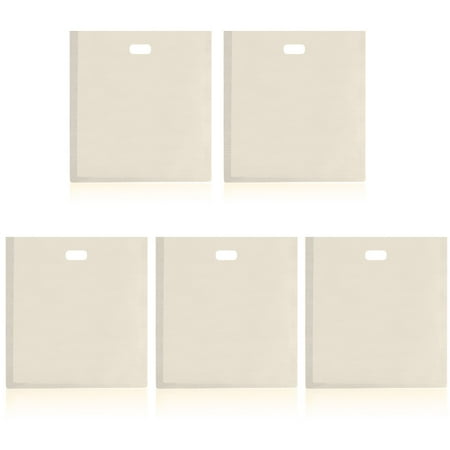1111Fourone 5 Pieces Non-stick Toaster Bags Reusable Heat Resistant Sandwich Pastries Baking Fiberglass Paper Liners Pastry Snacks Tools Beige
1111Fourone 5 Pieces Non-stick Toaster Bags Reusable Heat Resistant Sandwich Pastries Baking Fiberglass Paper Liners Pastry Snacks Tools Beige