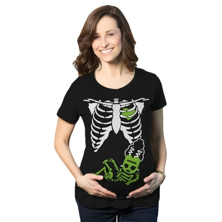 Maternity Bride Of Frankenstein Pregnancy Tshirt Cute Halloween Baby Bump Tee (Black) - 3XL
Maternity Bride Of Frankenstein Pregnancy Tshirt Cute Halloween Baby Bump Tee (Black) - 3XL