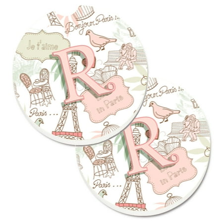 Caroline s Treasures CJ2002-RCARC Letter R Love in Paris Pink Set of 2 Cup Holder Car Coasters Large multicolor
Caroline s Treasures CJ2002-RCARC Letter R Love in Paris Pink Set of 2 Cup Holder Car Coasters Large multicolor