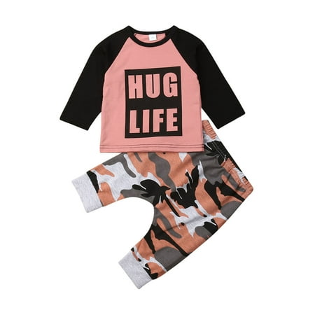 Farrubbyine8 Newborn Baby Boy Camouflage Suit Long Sleeve Clothes T Shirt Tops Pants Leggings Outfits
Farrubbyine8 Newborn Baby Boy Camouflage Suit Long Sleeve Clothes T Shirt Tops Pants Leggings Outfits