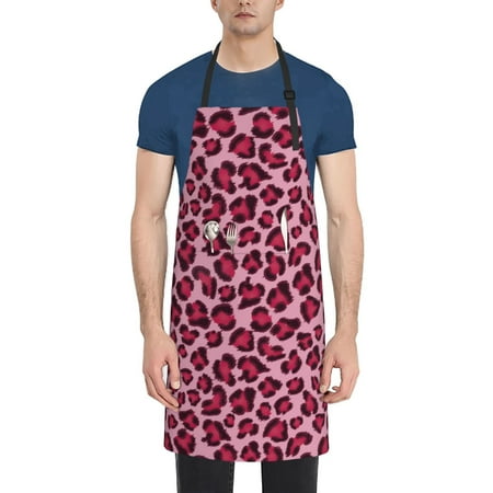 Vsdgher Rose Leopard Print Waterproof Apron with 2 Pockets Kitchen Chef Aprons Bibs for Grooming Cooking Baking Painting Gardening
Vsdgher Rose Leopard Print Waterproof Apron with 2 Pockets Kitchen Chef Aprons Bibs for Grooming Cooking Baking Painting Gardening