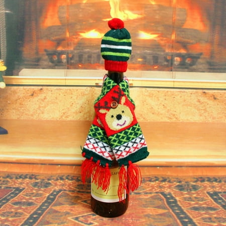 Bescita 1Set Hat Scarf Wine Hold Bottle Cover Decoration Home Party Christmas Wine Bag
Bescita 1Set Hat Scarf Wine Hold Bottle Cover Decoration Home Party Christmas Wine Bag
