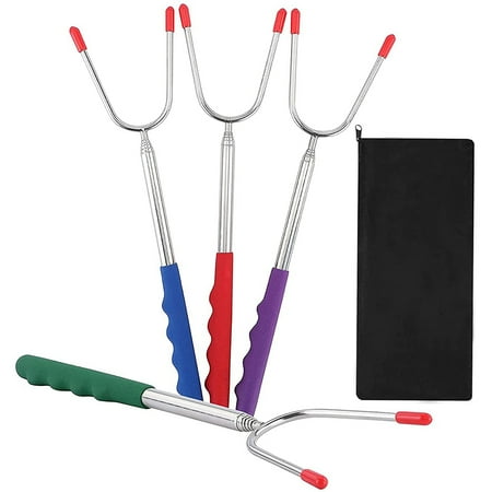 Guiroate Marshmallow Roasting Sticks Set of 4 Extendable Telescopic Stainless Steel Smores Sticks Skewers for Fire Pit
Guiroate Marshmallow Roasting Sticks Set of 4 Extendable Telescopic Stainless Steel Smores Sticks Skewers for Fire Pit