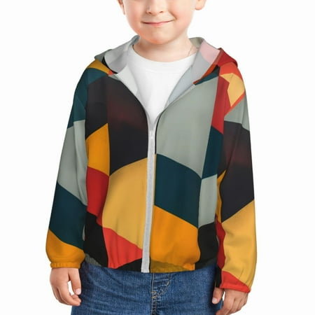 Gaeub Geometric Cube Pattern Art Print Athletic Sun Protection Hoodie for Kids Long Sleeve Outdoor UV Shirt Running Fishing Top for Boys Girls-5 Years
Gaeub Geometric Cube Pattern Art Print Athletic Sun Protection Hoodie for Kids Long Sleeve Outdoor UV Shirt Running Fishing Top for Boys Girls-5 Years